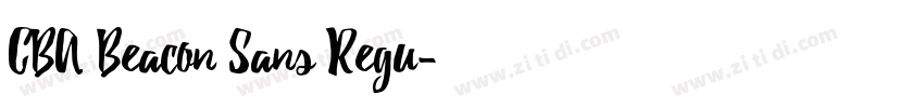 CBA Beacon Sans Regu字体转换